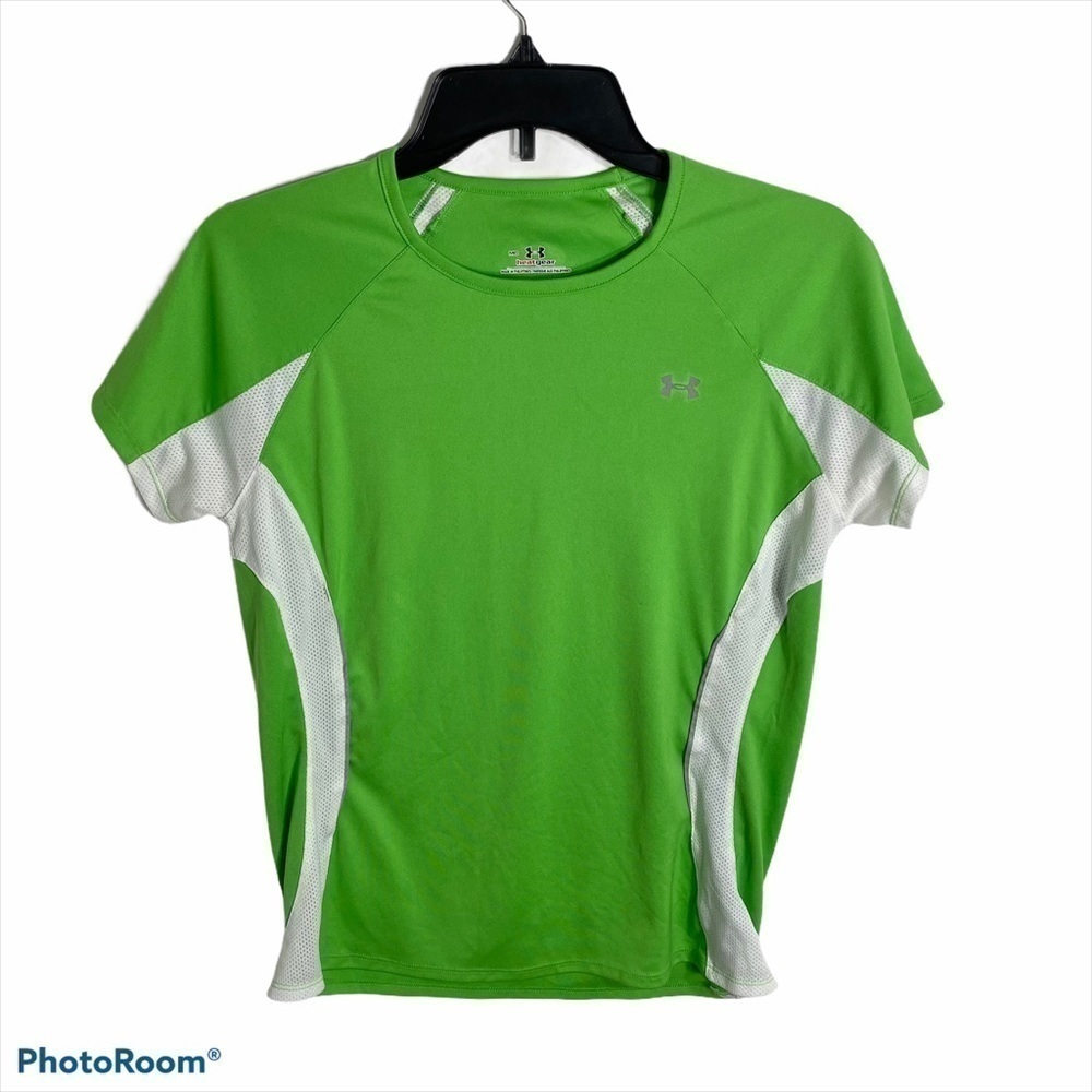 Under Armour Green Short Sleeve Top Sz Medium